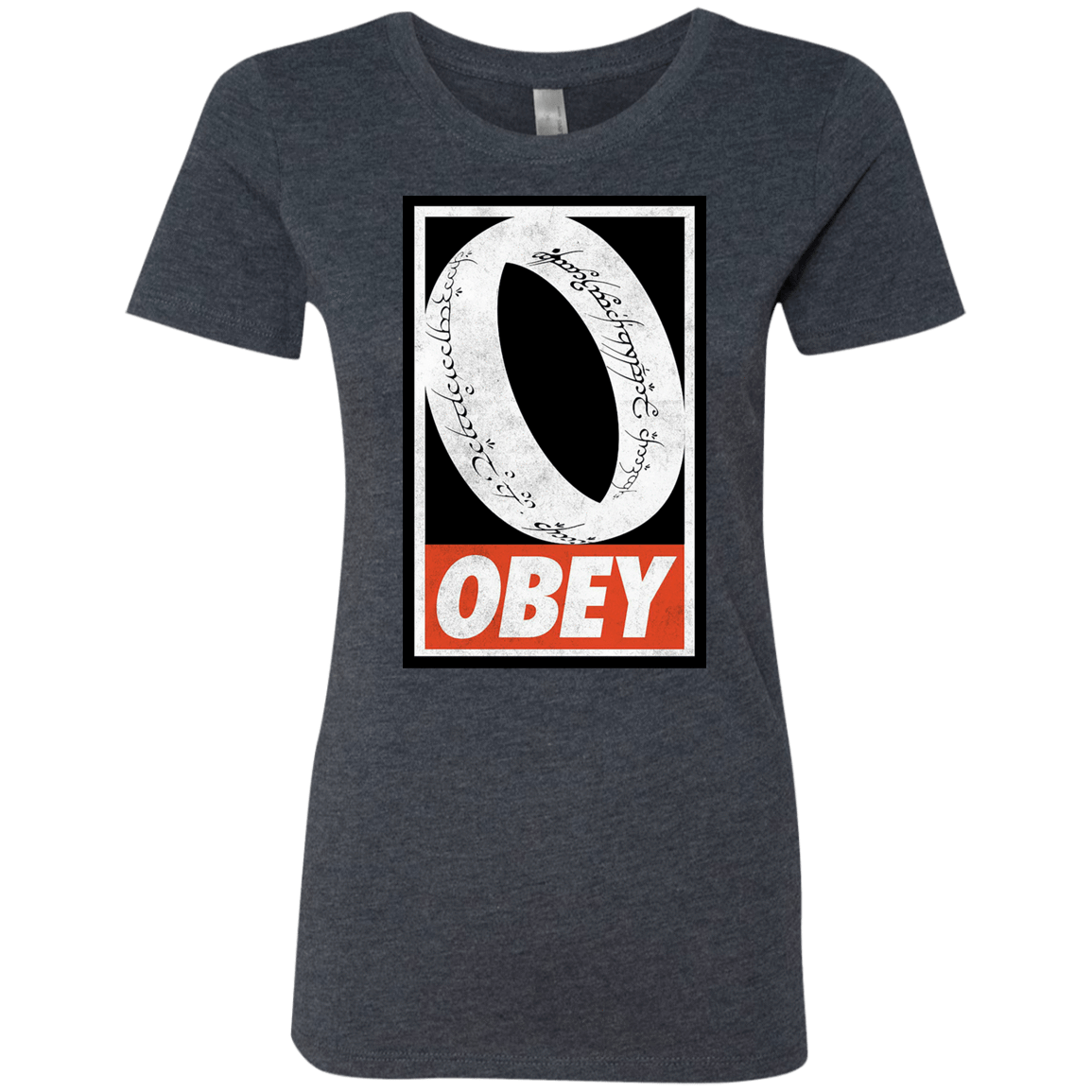 T-Shirts Vintage Navy / S Obey One Ring Women's Triblend T-Shirt