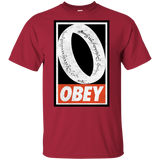 T-Shirts Cardinal / YXS Obey One Ring Youth T-Shirt