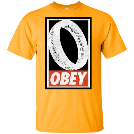 T-Shirts Gold / YXS Obey One Ring Youth T-Shirt