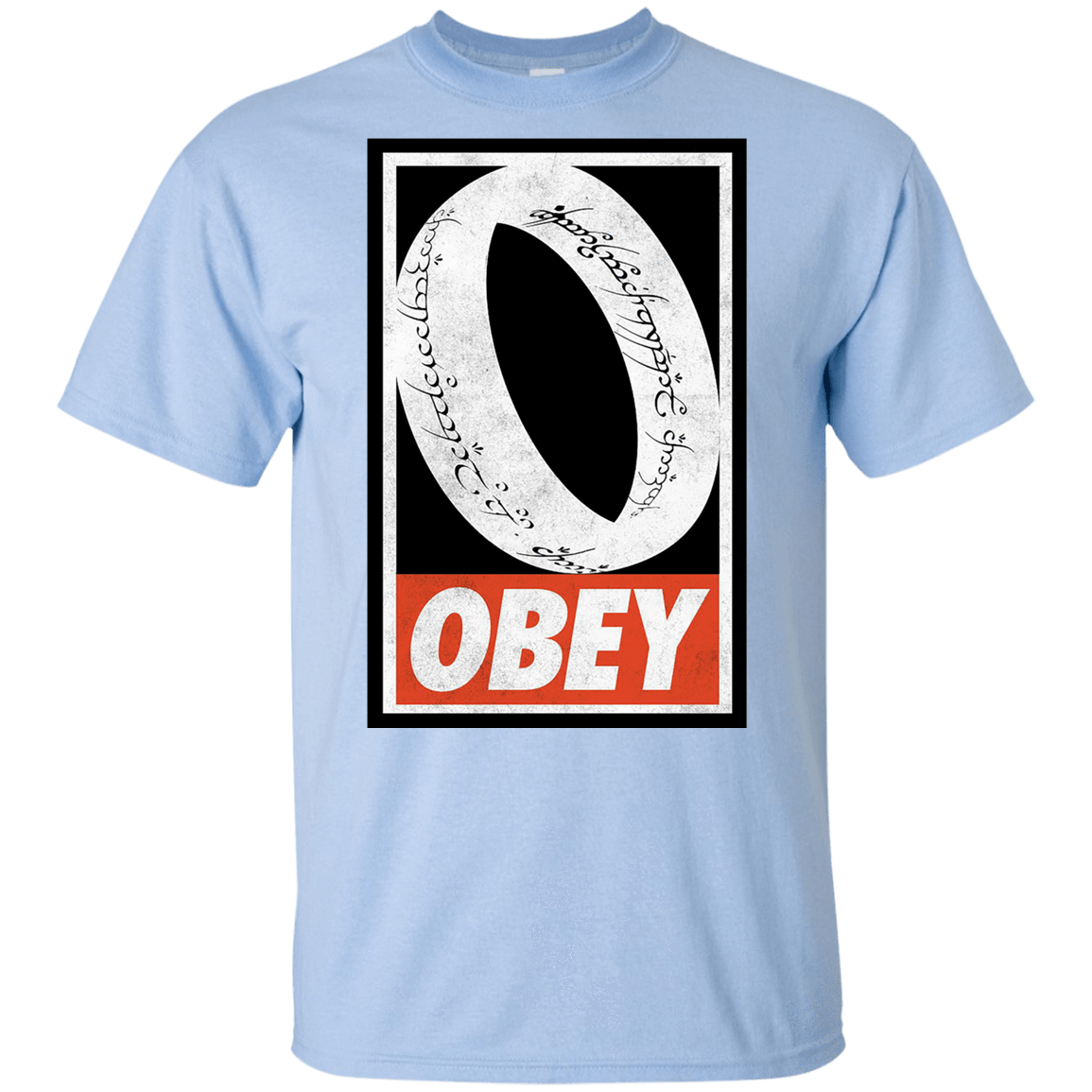 T-Shirts Light Blue / YXS Obey One Ring Youth T-Shirt