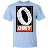 T-Shirts Light Blue / YXS Obey One Ring Youth T-Shirt