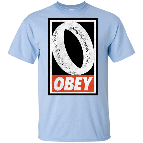 T-Shirts Light Blue / YXS Obey One Ring Youth T-Shirt