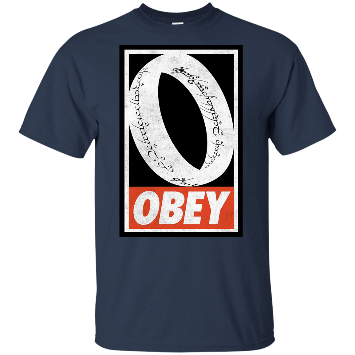 T-Shirts Navy / YXS Obey One Ring Youth T-Shirt