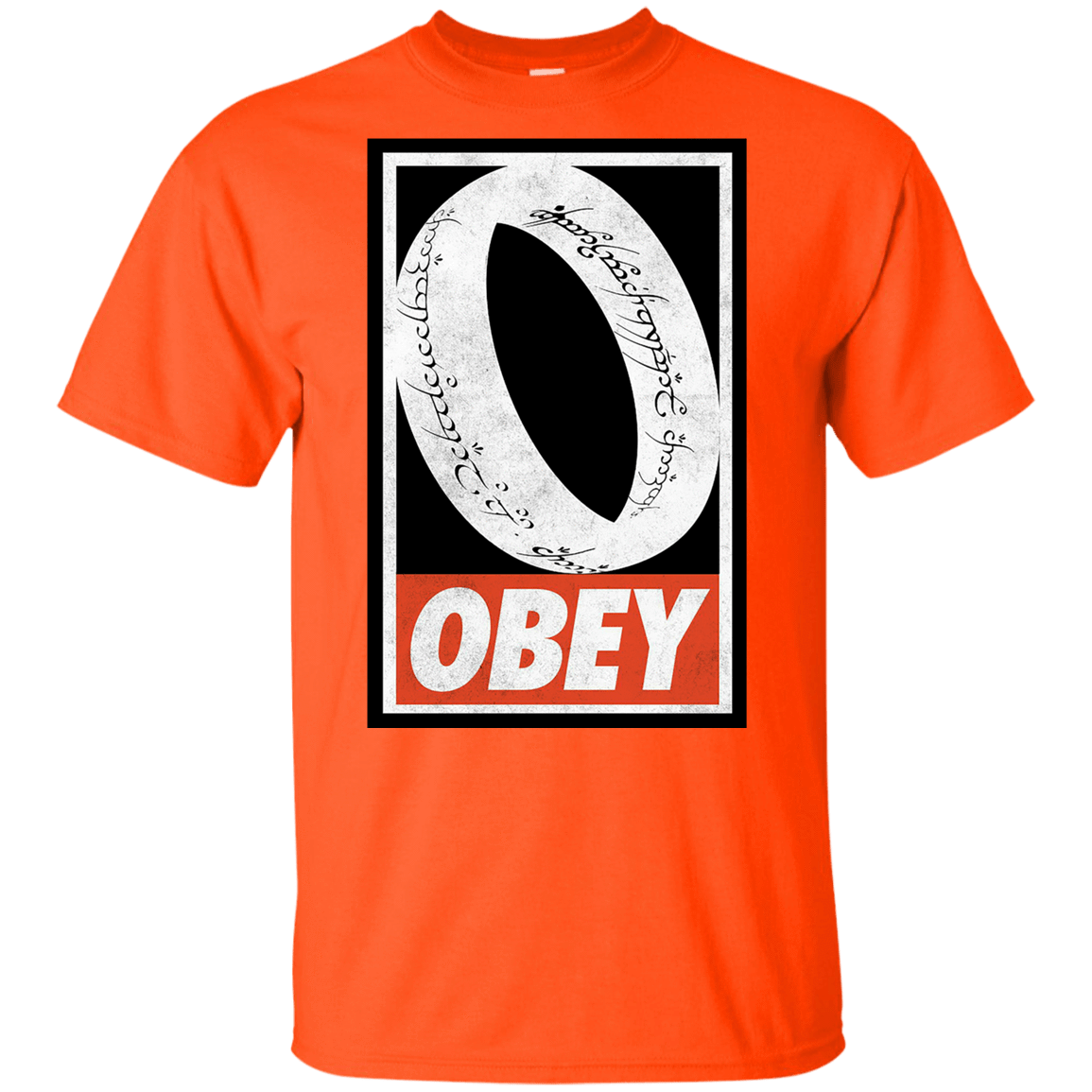 T-Shirts Orange / YXS Obey One Ring Youth T-Shirt