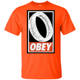 T-Shirts Orange / YXS Obey One Ring Youth T-Shirt