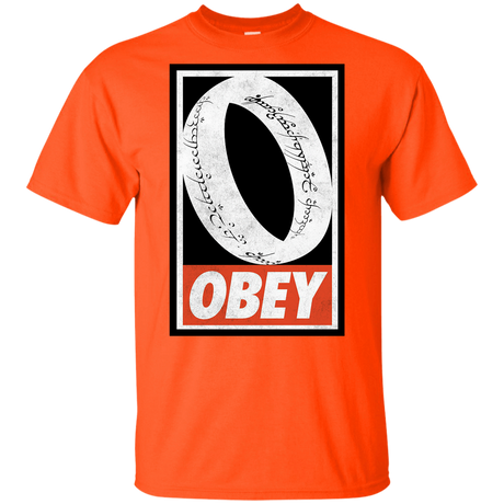 T-Shirts Orange / YXS Obey One Ring Youth T-Shirt