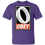 T-Shirts Purple / YXS Obey One Ring Youth T-Shirt