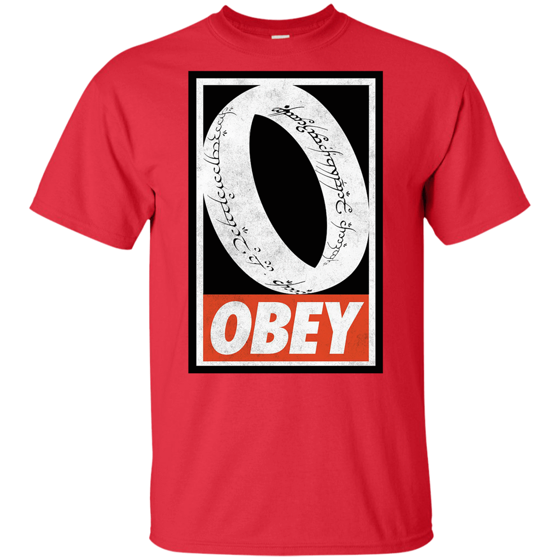 T-Shirts Red / YXS Obey One Ring Youth T-Shirt