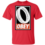 T-Shirts Red / YXS Obey One Ring Youth T-Shirt