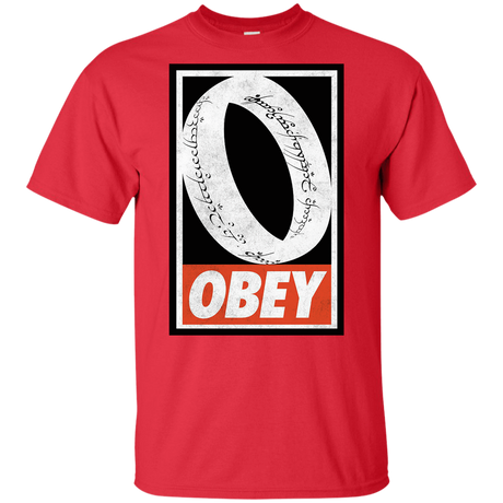 T-Shirts Red / YXS Obey One Ring Youth T-Shirt
