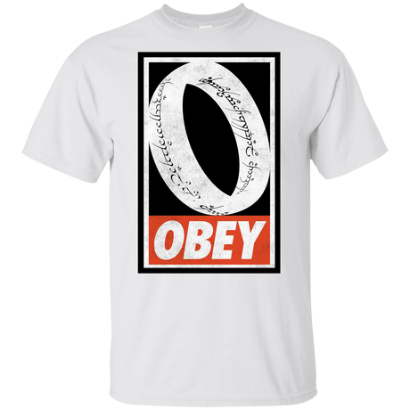 T-Shirts White / YXS Obey One Ring Youth T-Shirt