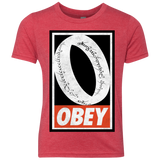 T-Shirts Vintage Red / YXS Obey One Ring Youth Triblend T-Shirt