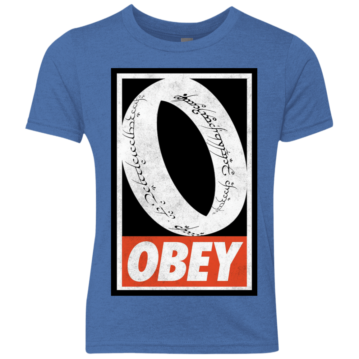 T-Shirts Vintage Royal / YXS Obey One Ring Youth Triblend T-Shirt