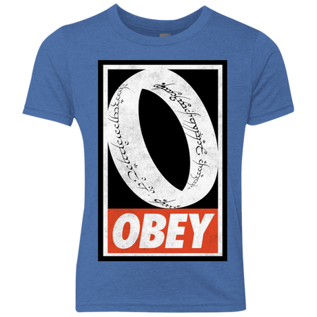 T-Shirts Vintage Royal / YXS Obey One Ring Youth Triblend T-Shirt