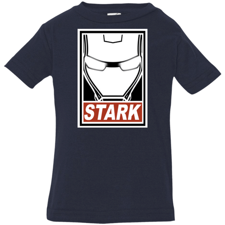 T-Shirts Navy / 6 Months Obey Stark Infant PremiumT-Shirt