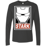 T-Shirts Heavy Metal / Small Obey Stark Men's Premium Long Sleeve