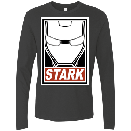 T-Shirts Heavy Metal / Small Obey Stark Men's Premium Long Sleeve