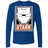 T-Shirts Royal / Small Obey Stark Men's Premium Long Sleeve