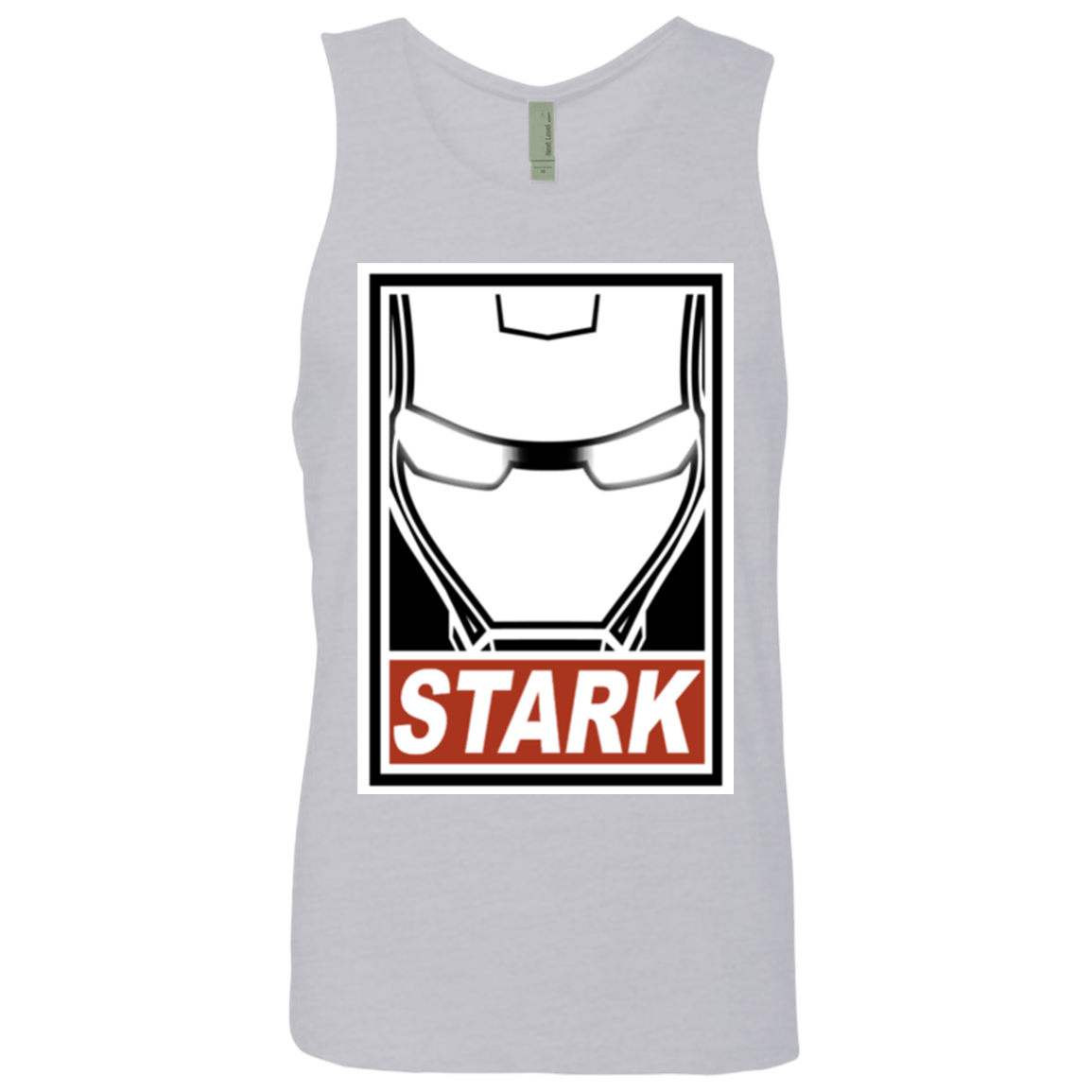 T-Shirts Heather Grey / Small Obey Stark Men's Premium Tank Top