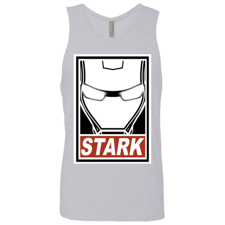 T-Shirts Heather Grey / Small Obey Stark Men's Premium Tank Top
