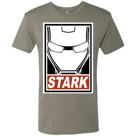 T-Shirts Venetian Grey / Small Obey Stark Men's Triblend T-Shirt