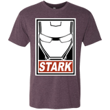 T-Shirts Vintage Purple / Small Obey Stark Men's Triblend T-Shirt