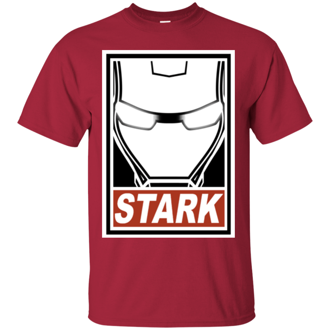 T-Shirts Cardinal / Small Obey Stark T-Shirt