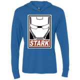 Obey Stark Triblend Long Sleeve Hoodie Tee