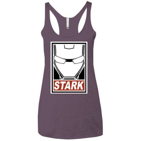 T-Shirts Vintage Purple / X-Small Obey Stark Women's Triblend Racerback Tank