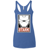 T-Shirts Vintage Royal / X-Small Obey Stark Women's Triblend Racerback Tank