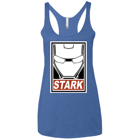 T-Shirts Vintage Royal / X-Small Obey Stark Women's Triblend Racerback Tank