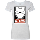 T-Shirts Heather White / Small Obey Stark Women's Triblend T-Shirt