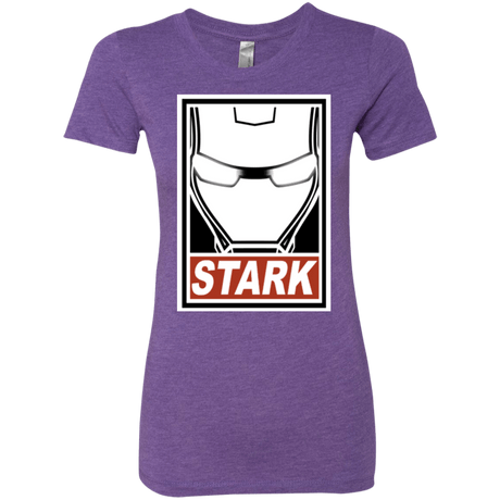 T-Shirts Purple Rush / Small Obey Stark Women's Triblend T-Shirt