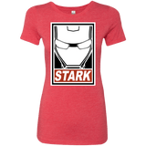 T-Shirts Vintage Red / Small Obey Stark Women's Triblend T-Shirt