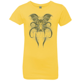 T-Shirts Vibrant Yellow / YXS Obey the Cthulhu Girls Premium T-Shirt