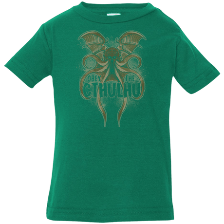 T-Shirts Kelly / 6 Months Obey the Cthulhu Infant PremiumT-Shirt