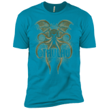 T-Shirts Turquoise / X-Small Obey the Cthulhu Men's Premium T-Shirt
