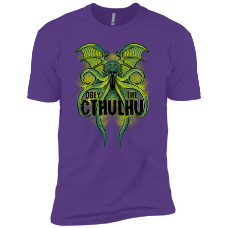T-Shirts Purple Rush / YXS Obey the Cthulhu Neon Boys Premium T-Shirt