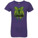 T-Shirts Purple Rush / YXS Obey the Cthulhu Neon Girls Premium T-Shirt