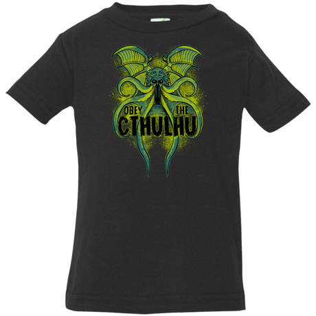 T-Shirts Black / 6 Months Obey the Cthulhu Neon Infant Premium T-Shirt