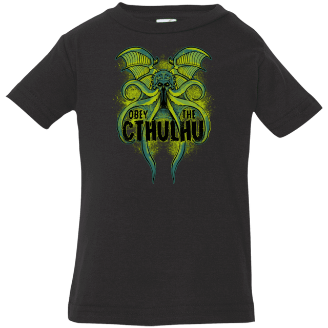 T-Shirts Black / 6 Months Obey the Cthulhu Neon Infant Premium T-Shirt