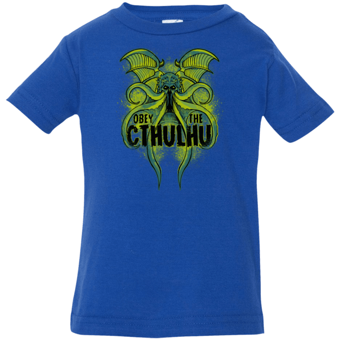 T-Shirts Royal / 6 Months Obey the Cthulhu Neon Infant Premium T-Shirt