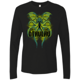 T-Shirts Black / S Obey the Cthulhu Neon Men's Premium Long Sleeve