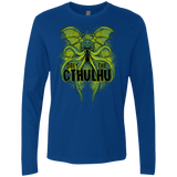 T-Shirts Royal / S Obey the Cthulhu Neon Men's Premium Long Sleeve