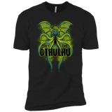 T-Shirts Black / X-Small Obey the Cthulhu Neon Men's Premium T-Shirt