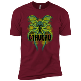 T-Shirts Cardinal / X-Small Obey the Cthulhu Neon Men's Premium T-Shirt