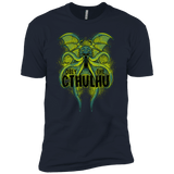 T-Shirts Midnight Navy / X-Small Obey the Cthulhu Neon Men's Premium T-Shirt