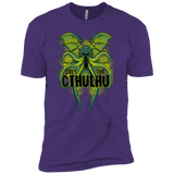 T-Shirts Purple Rush/ / X-Small Obey the Cthulhu Neon Men's Premium T-Shirt