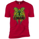 T-Shirts Red / X-Small Obey the Cthulhu Neon Men's Premium T-Shirt