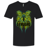 T-Shirts Black / X-Small Obey the Cthulhu Neon Men's Premium V-Neck